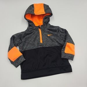 Nike baby boy Dri-Fit 1/4 zip hoodie size 18 months